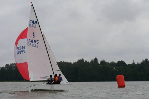 Team Canada demonstrating great upwind form © SW